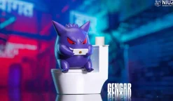 Slacking Off Gengar - Pokemon Resin Statue - NiuZi Studio