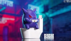 Slacking Off Gengar - Pokemon Resin Statue - NiuZi Studio