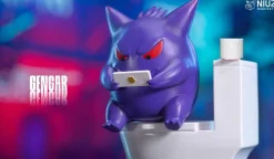 Slacking Off Gengar - Pokemon Resin Statue - NiuZi Studio