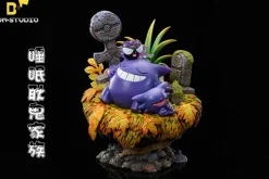 Sleeping Series 009 Gengar Family - Pokemon Resin Statue - DM Studios