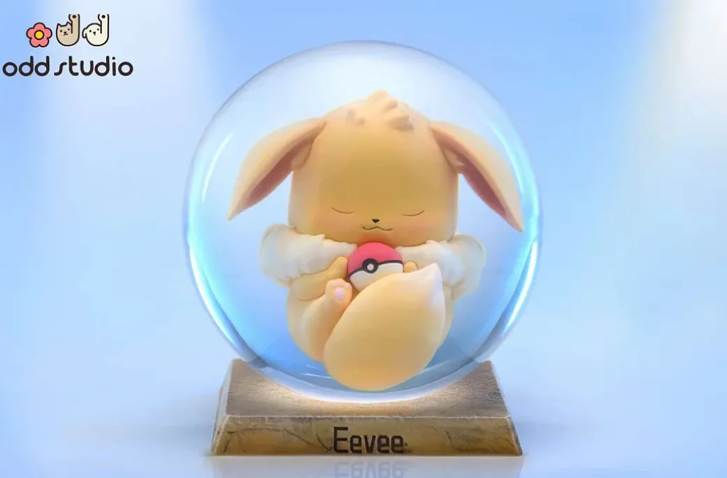 Sleepy Eevee - Pokemon Resin Statue - odd Studio