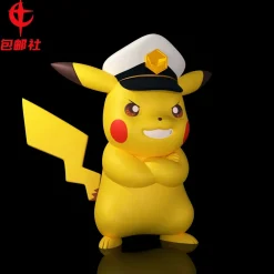 Small & 1/1 Scale Captain Pikachu - Pokemon Resin Statue - BaoYouShe Studio
