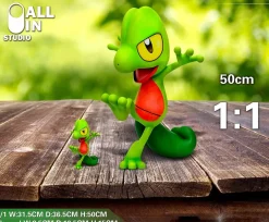 Small & 1/1 Scale Treecko - Pokemon Resin Statue - ALL IN Studio