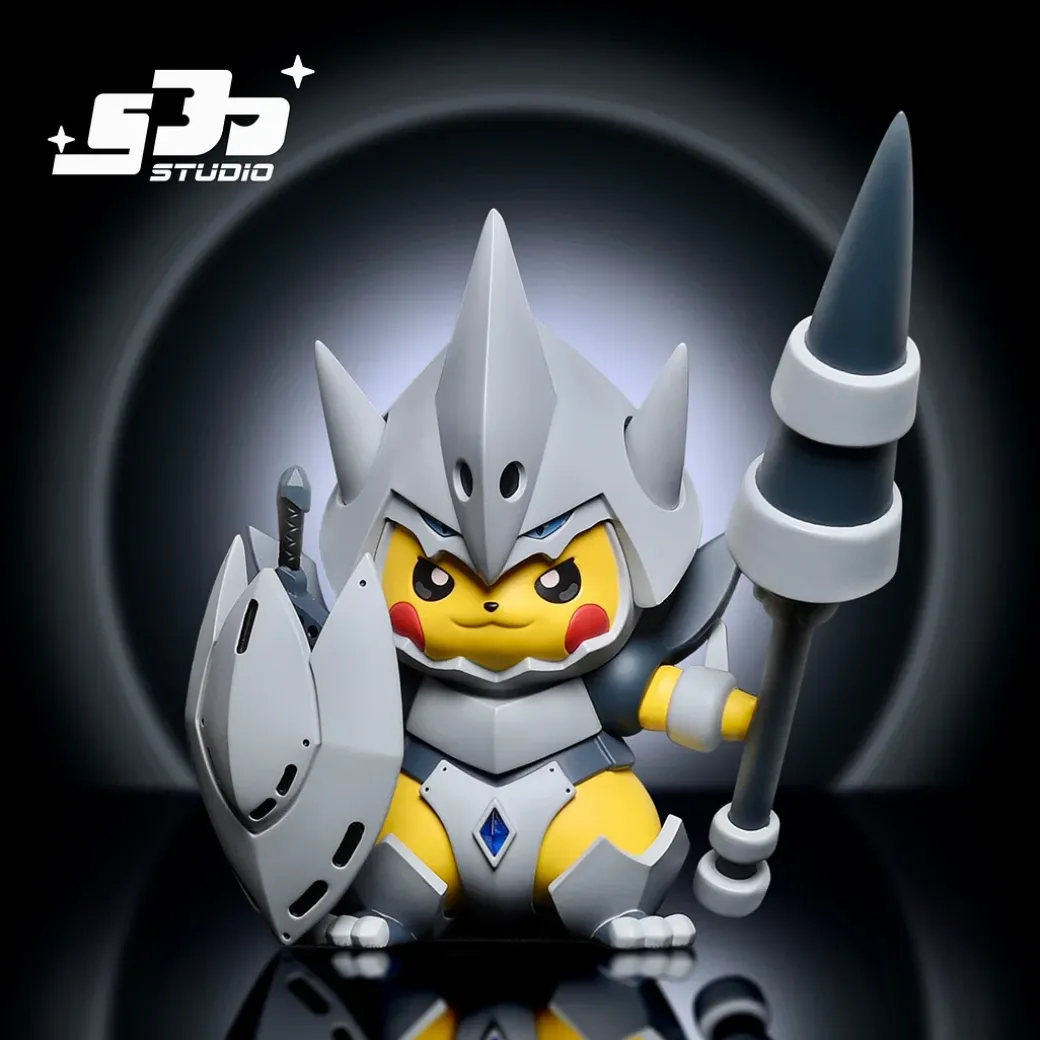 Small & Big Scale Aggron Cosplay Pikachu - Pokemon Resin Statue - SJD Studio