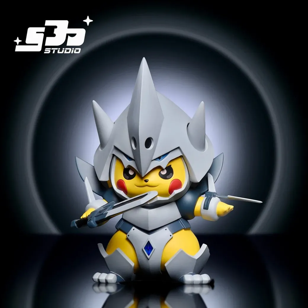 Small & Big Scale Aggron Cosplay Pikachu - Pokemon Resin Statue - SJD Studio
