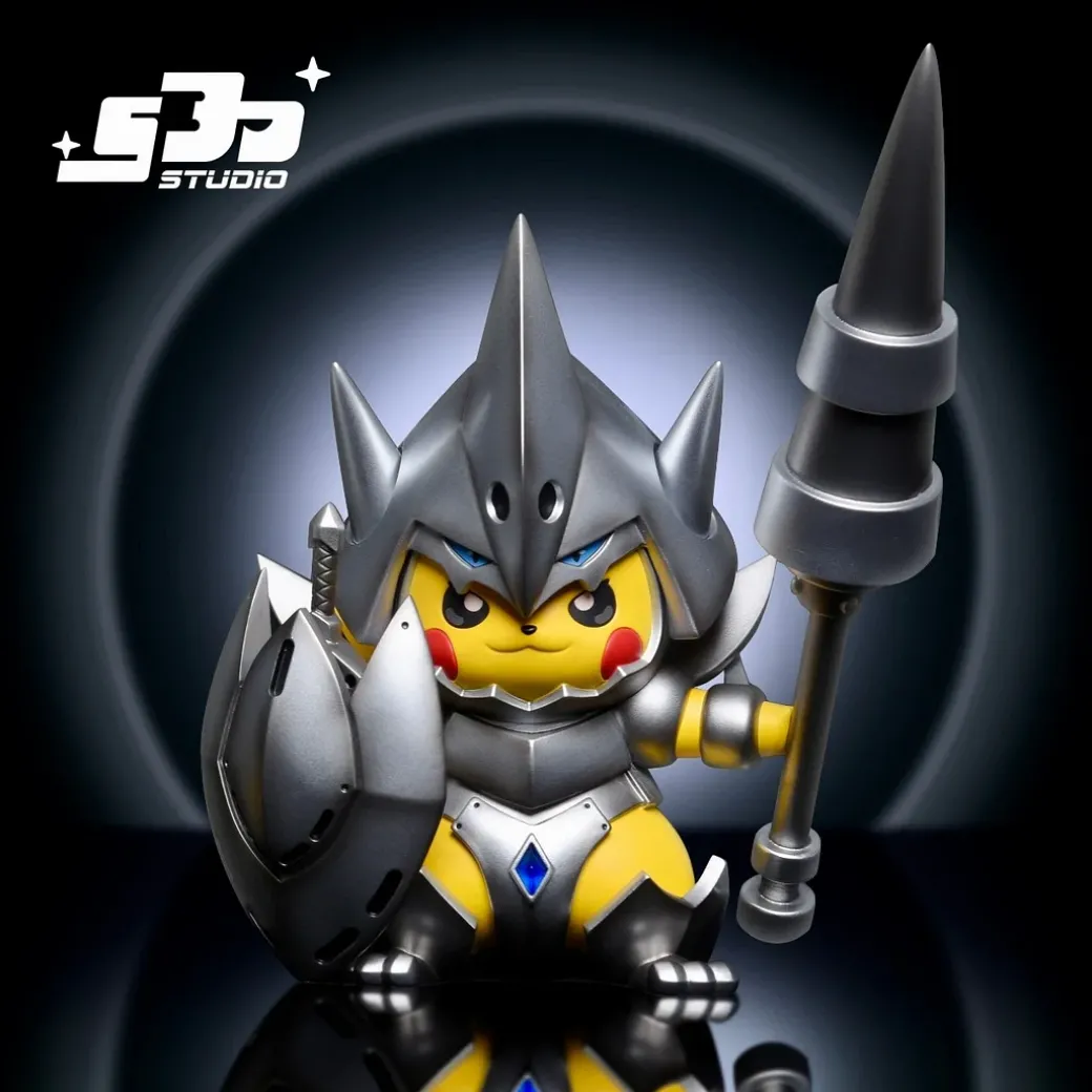 Small & Big Scale Aggron Cosplay Pikachu - Pokemon Resin Statue - SJD Studio