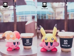 Small & Big Scale Beam & Pikachu Cosplay Kirby - Kirby Pokemon Resin Statue - Akuma Studio