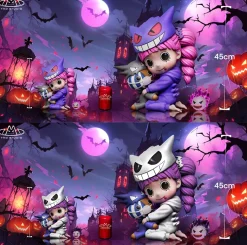 Small & Big Scale Cutie Series 001 Gengar Cosplay Perona - Pokemon ONE PIECE Resin Statue - TMD Studio