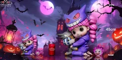 Small & Big Scale Cutie Series 001 Gengar Cosplay Perona - Pokemon ONE PIECE Resin Statue - TMD Studio