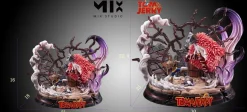 Small & Big Scale Dressrosa Arc Luffy Vs Doflamingo Fight Scene Cosplay Tom and Jerry - Tom and Jerry ONE PIECE Resin Statue - MIX Studios