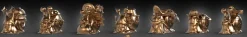 Small & Big Scale Four Emperors Red-Haired Shanks Golden Den Den Mushi - ONE PIECE Resin Statue - LX-Studios