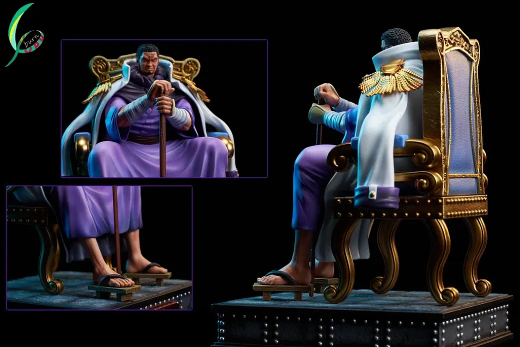 Small & Big Scale Fujitora Issho - ONE PIECE Resin Statue - CPU Studio
