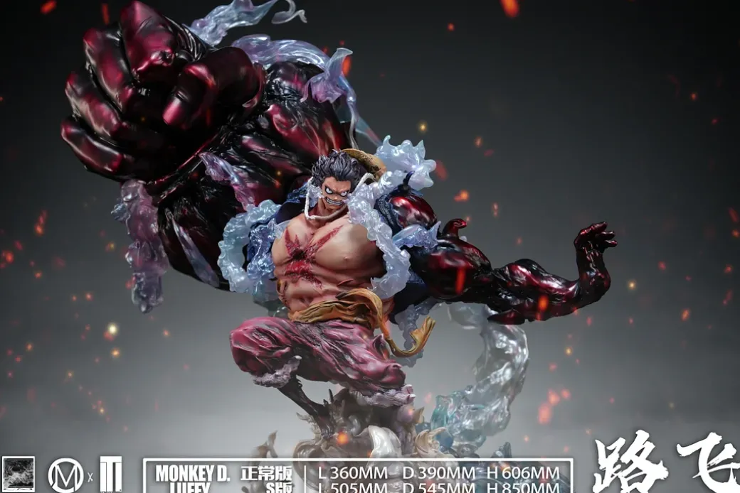 Small & Big Scale Gear Forth Monkey D. Luffy - ONE PIECE Resin Statue - Iron Curtain Studio