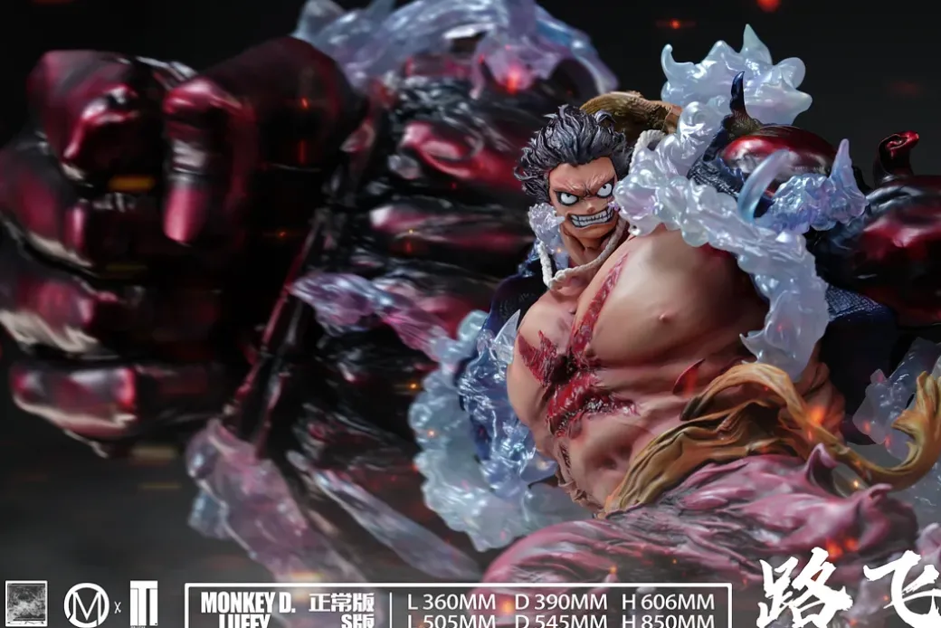 Small & Big Scale Gear Forth Monkey D. Luffy - ONE PIECE Resin Statue - Iron Curtain Studio