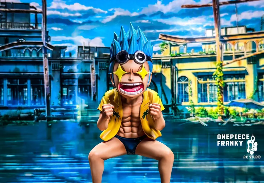 Small & Big Scale General Franky - ONE PIECE Resin Statue - Dx studio