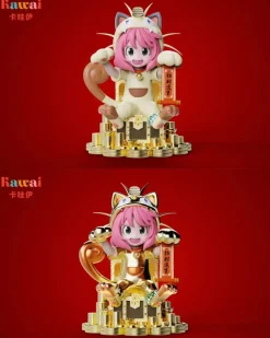 Small & Big Scale Lucky Meowth Cosplay Anya Forger - Pokemon SPY X FAMILY Resin Statue - Kawai Studio
