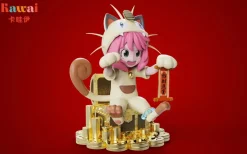 Small & Big Scale Lucky Meowth Cosplay Anya Forger - Pokemon SPY X FAMILY Resin Statue - Kawai Studio