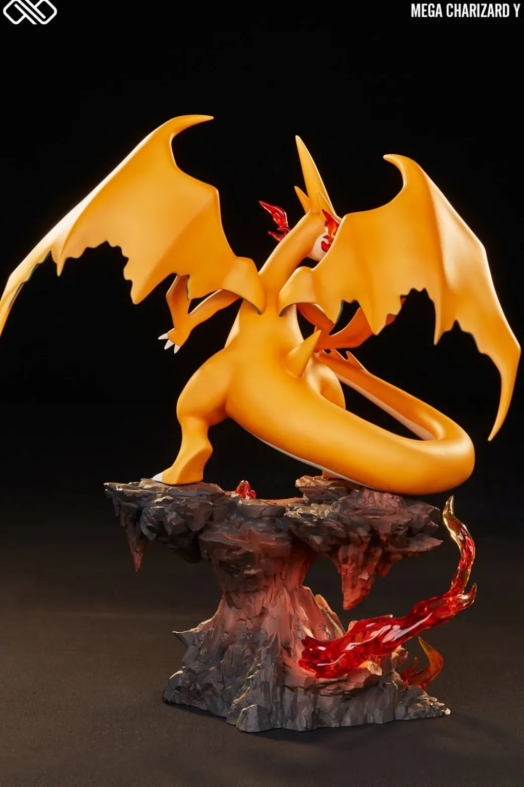 Small & Big Scale Mega Charizard X & Mega Charizard Y - Pokemon Resin Statue - Unlimited Studios