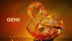 Small & Big Scale Pokémon Brilliant Diamond Series 004 Mega Charizard Y - Pokemon Resin Statue - Gene Studios