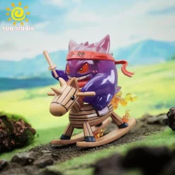 Small & Big Scale Rocking Horse Gengar - Pokemon Resin Statue - sun Studio