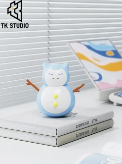 Small & Big Scale Snowman Ver. Snorlax - Pokemon Resin Statue - TK Studio
