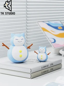 Small & Big Scale Snowman Ver. Snorlax - Pokemon Resin Statue - TK Studio