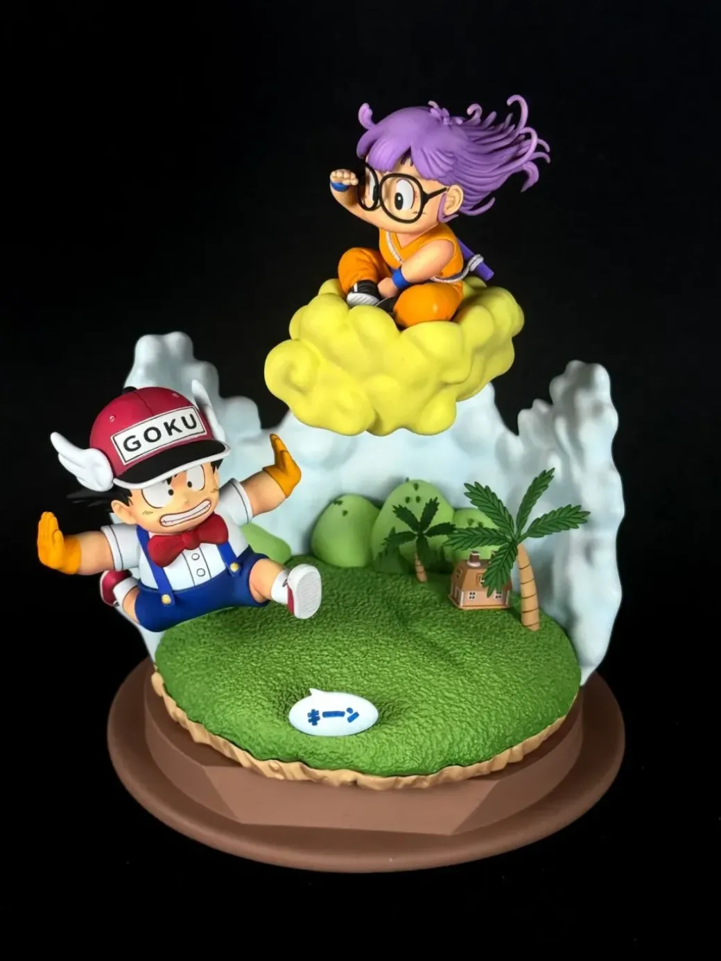 Small & Big Scale Son Goku & Arare/ Alare - Dragon Ball Dr. Slump Resin Statue - ShiGuangJiMoWan Studio