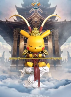 Small & Big Wukong Cosplay Pikachu - Black Myth: Wukong Pokemon Resin Statue - HZ-Studios