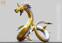 Small & Plus Scale Metal Seadramon & Chaos Seadramon - Digimon Resin Statue - My-Studio