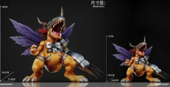 Small & Plus Scale MetalGreymon - Digimon Resin Statue - My-Studio