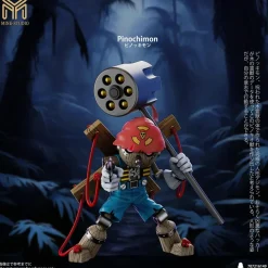 Small & Plus Scale Pinochimon & Chaos Pinochimon - Digimon Resin Statue - My-Studio