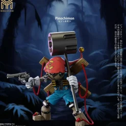 Small & Plus Scale Pinochimon & Chaos Pinochimon - Digimon Resin Statue - My-Studio