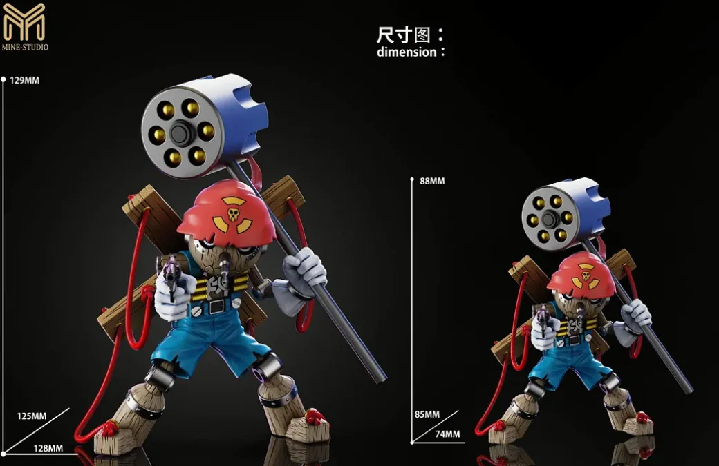 Small & Plus Scale Pinochimon & Chaos Pinochimon - Digimon Resin Statue - My-Studio