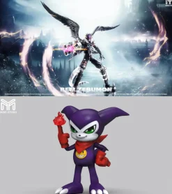 Small & Plus Ver. Beelzebumon & Impmon - Digimon Resin Statue - My-Studio