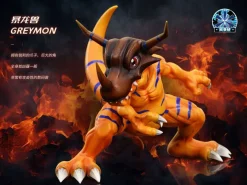 Small Scale Greymon - Digimon Resin Statue - FengLaiCheng Studio