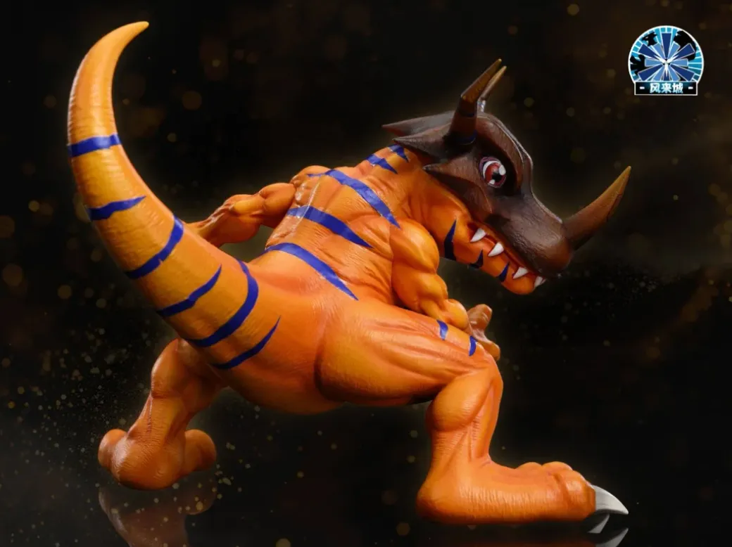 Small Scale Greymon - Digimon Resin Statue - FengLaiCheng Studio