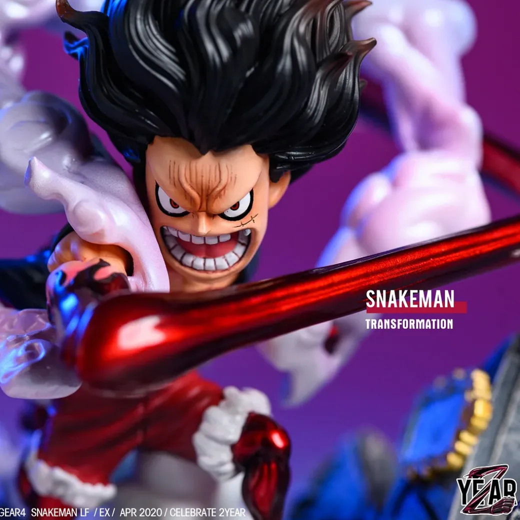 Snakeman Transformation Luffy - ONE PIECE Resin Statue - YZ Studios