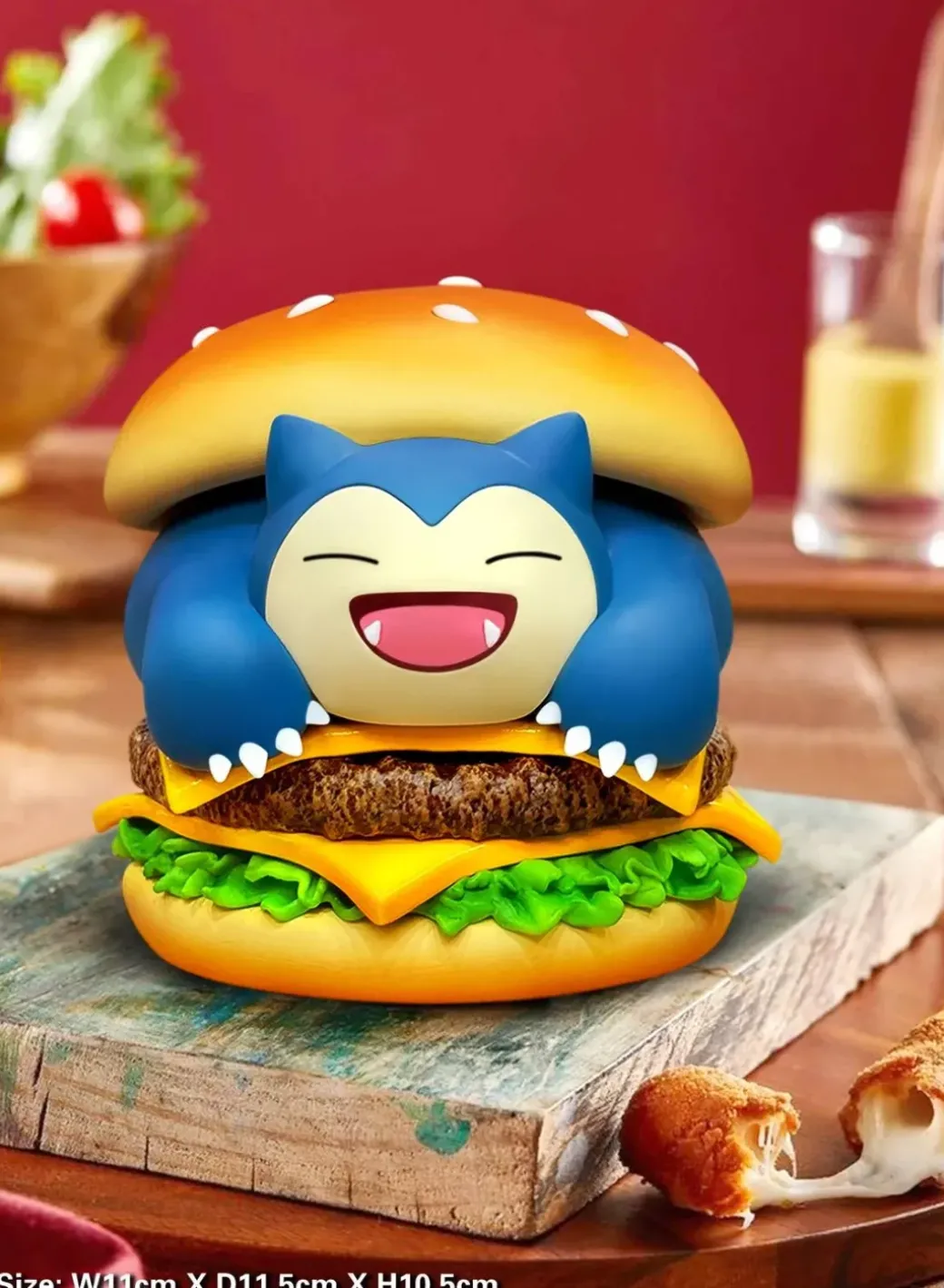 Snorlax Burger - Pokemon Resin Statue - PPAP Studios