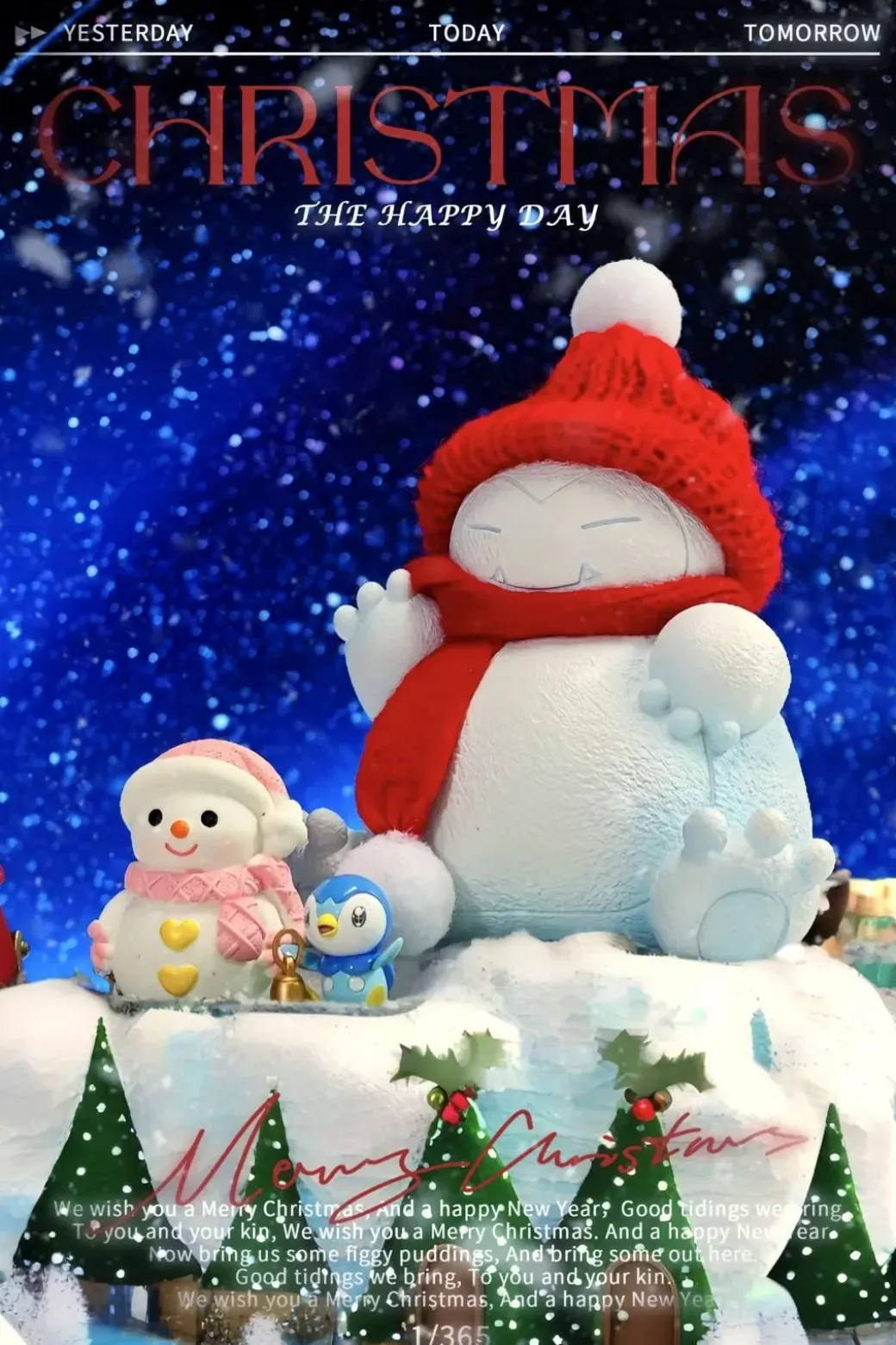 Snowman Snorlax - Pokemon Statue - ZaoWuGuan Studio