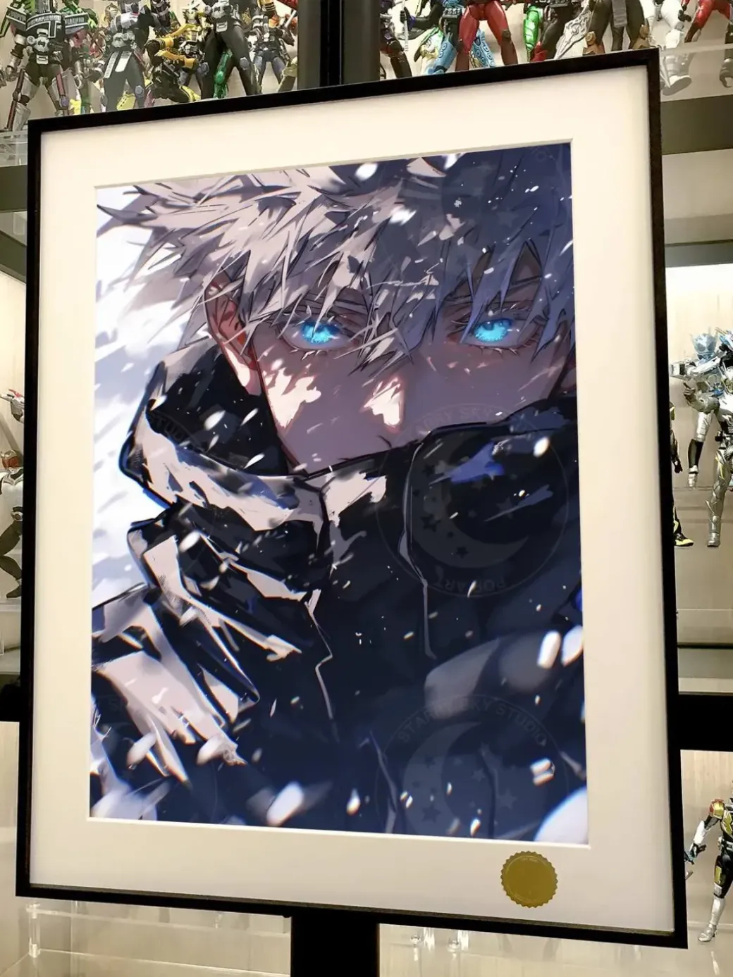 Snowstorm Satoru Gojo Decorative Painting - Jujutsu Kaisen - Xingkong Studio