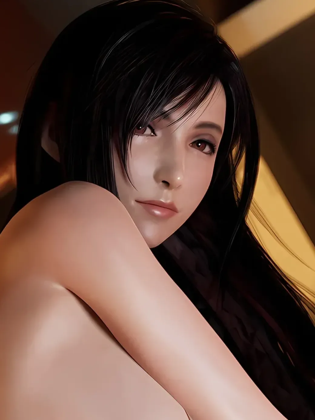 Sofa Ver. Tifa Lockhart Decorative Painting - (FF7) Final Fantasy VII - Xingkong Studio