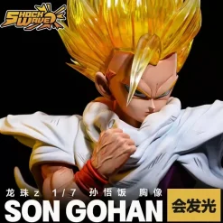 Son Gohan Bust Statue with LED - Dragon Ball Resin Statue - Shock Wave Studio