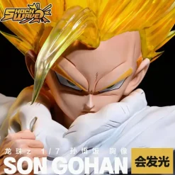 Son Gohan Bust Statue with LED - Dragon Ball Resin Statue - Shock Wave Studio