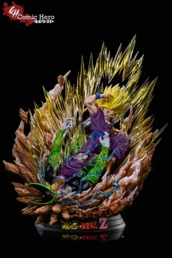 Son Gohan VS Cell - Dragon Ball Resin Statue - Comic Hero Studio