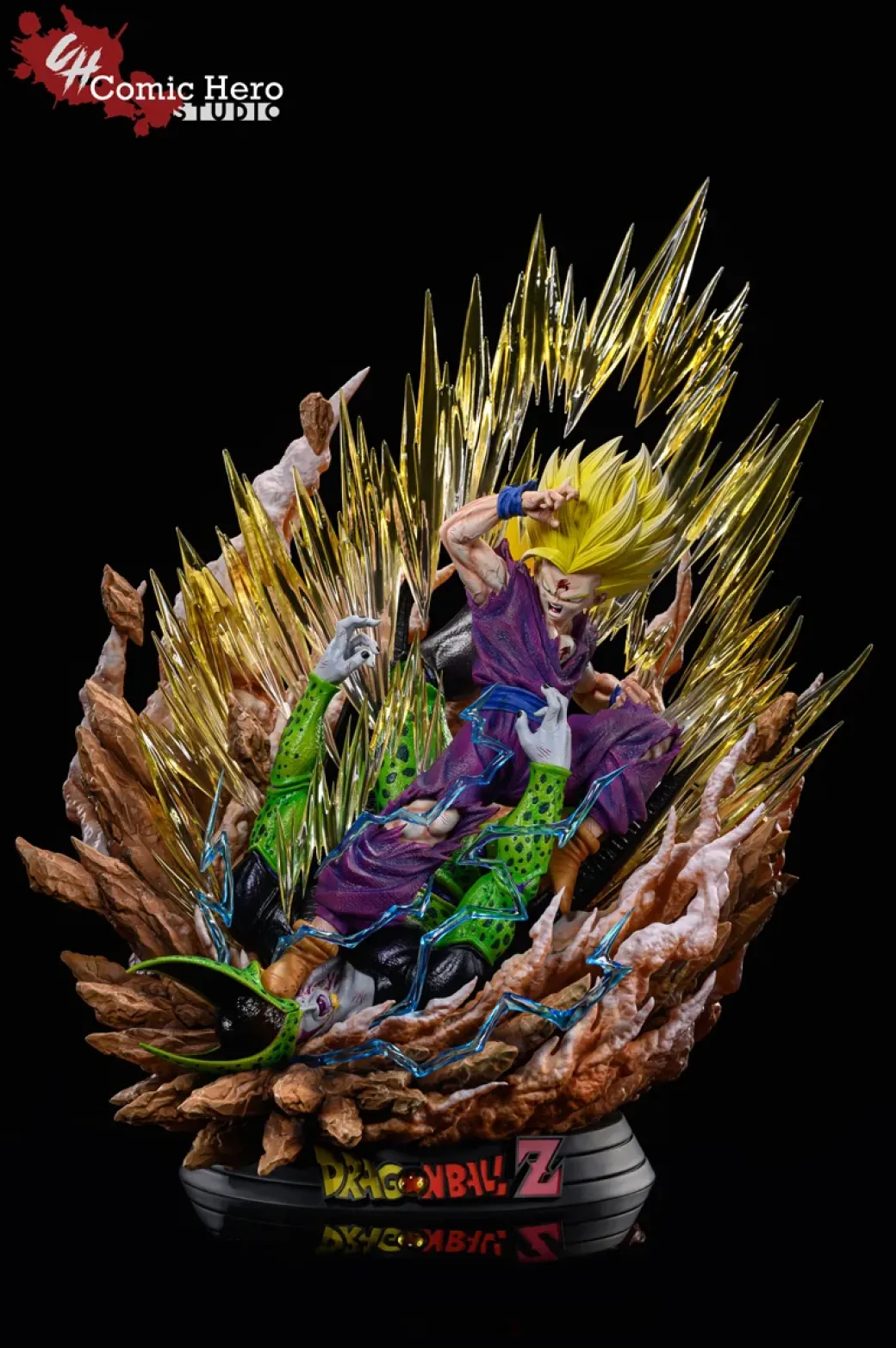 Son Gohan VS Cell - Dragon Ball Resin Statue - Comic Hero Studio