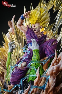 Son Gohan VS Cell - Dragon Ball Resin Statue - Comic Hero Studio