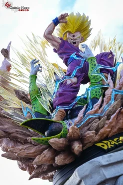 Son Gohan VS Cell - Dragon Ball Resin Statue - Comic Hero Studio