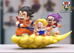 Son Goku & Arare/ Alare Riding Clouds - Dragon Ball Dr. Slump Resin Statue - ZOR Studios