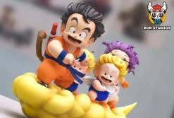 Son Goku & Arare/ Alare Riding Clouds - Dragon Ball Dr. Slump Resin Statue - ZOR Studios