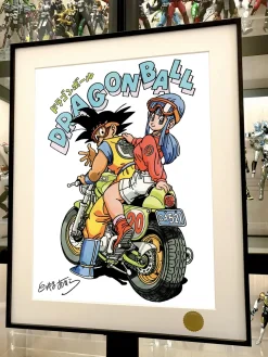 Son Goku & Chi-Chi Decorative Painting - Dragon Ball - Xingkong Studio